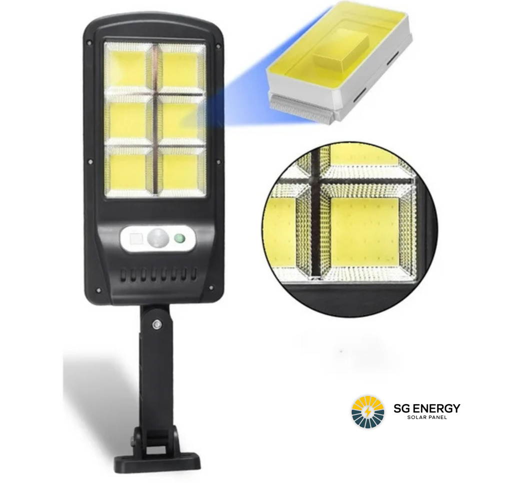 Luz Solar Inteligente 6 Paneles con Control Remoto