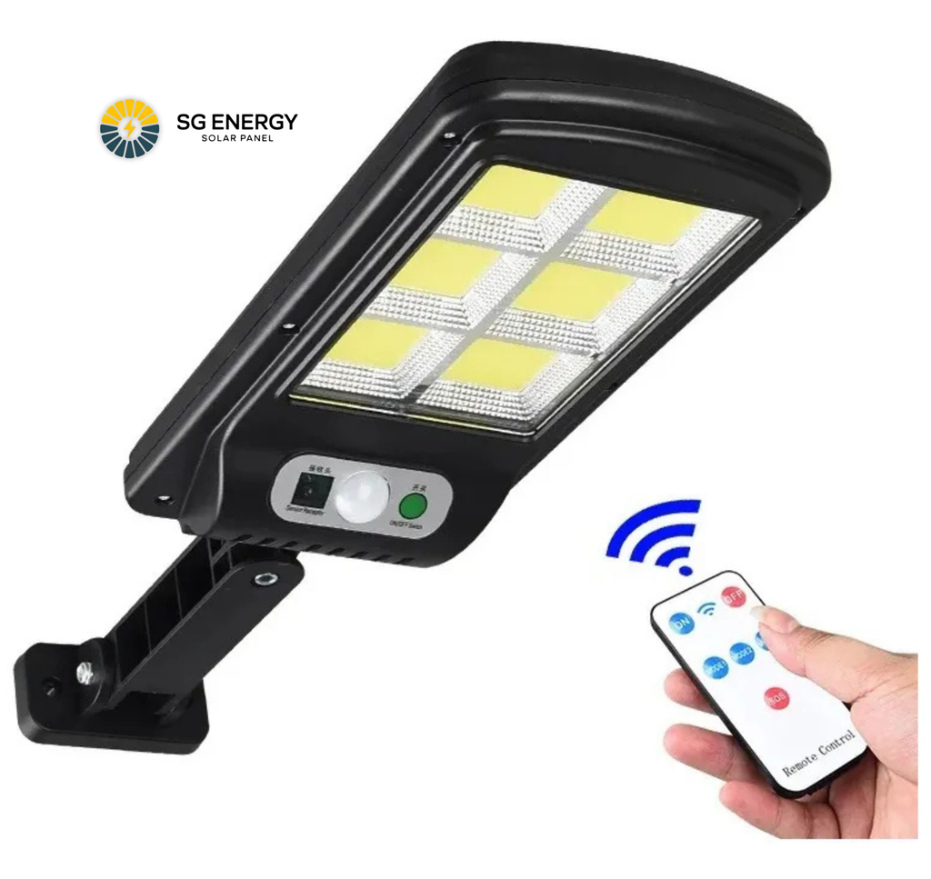 Luz Solar Inteligente 6 Paneles con Control Remoto