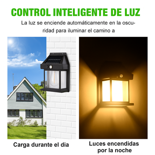Luz Solar De Pared Con Sensor